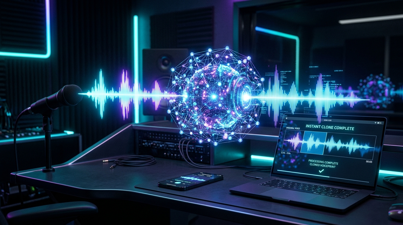 Hướng dẫn nhân bản giọng nói AI chuẩn studio chỉ với 5 giây ghi âm trên Bvoiz